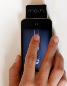 mauz accessorio trasformare iphone in mouse melarumors